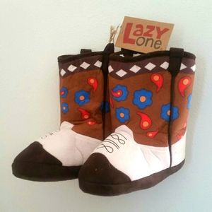 Kids Size M Lazy One Boot Slippers